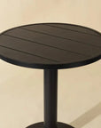 Merano Black Aluminum Outdoor Bar Table