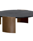 Gallus Concrete  Outdoor Round Coffee Table