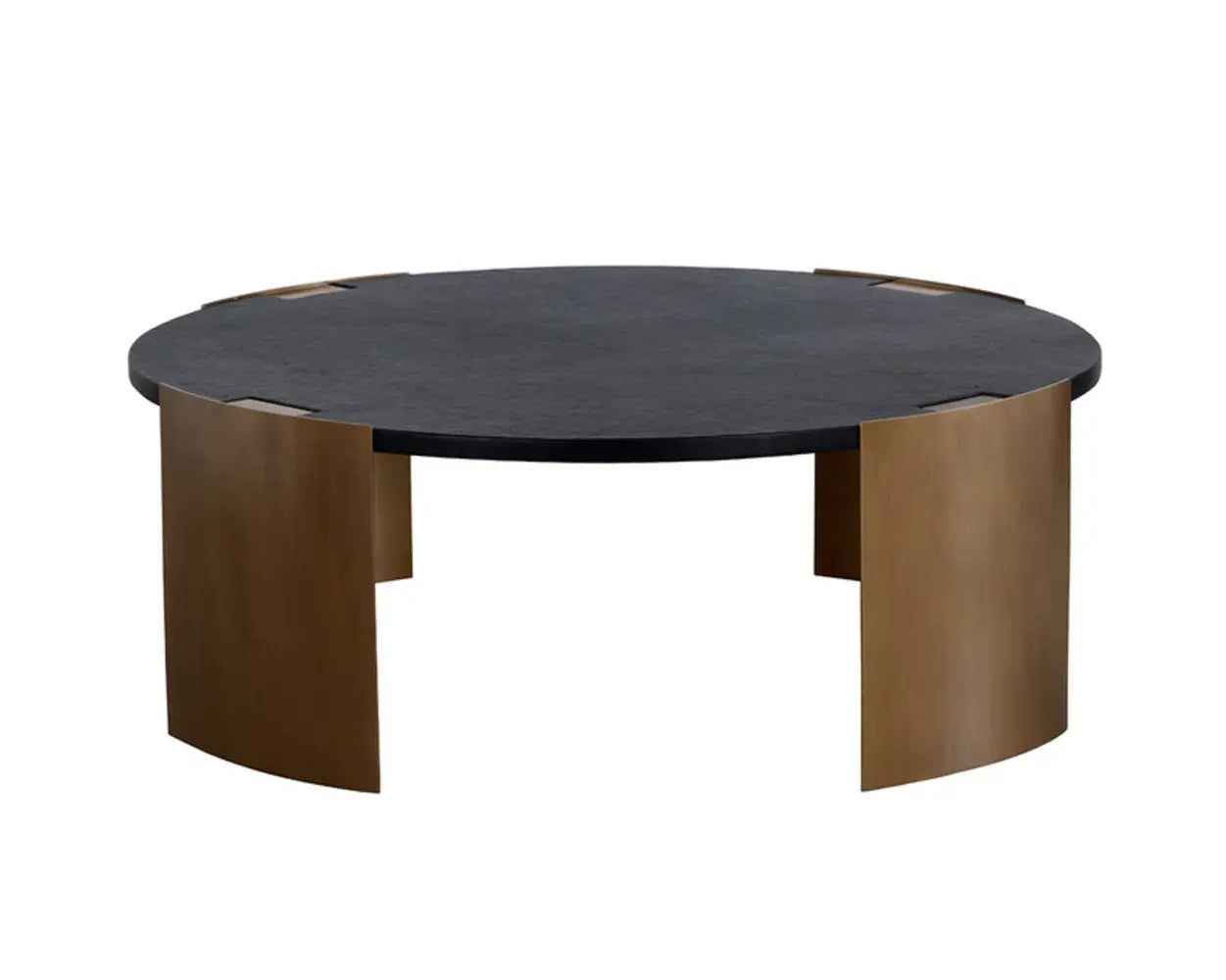 Gallus Concrete  Outdoor Round Coffee Table