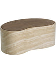 SUNPAN Ishiko Concrete Brown Outdoor Coffee Table