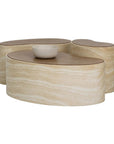 SUNPAN Ishiko Concrete Brown Outdoor Coffee Table