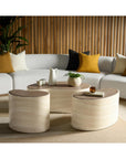 SUNPAN Ishiko Concrete Brown Outdoor Coffee Table