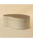 SUNPAN Ishiko Concrete Brown Outdoor Coffee Table