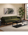 SUNPAN Detti Concrete Black Outdoor End Table