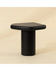 SUNPAN Detti Concrete Black Outdoor End Table