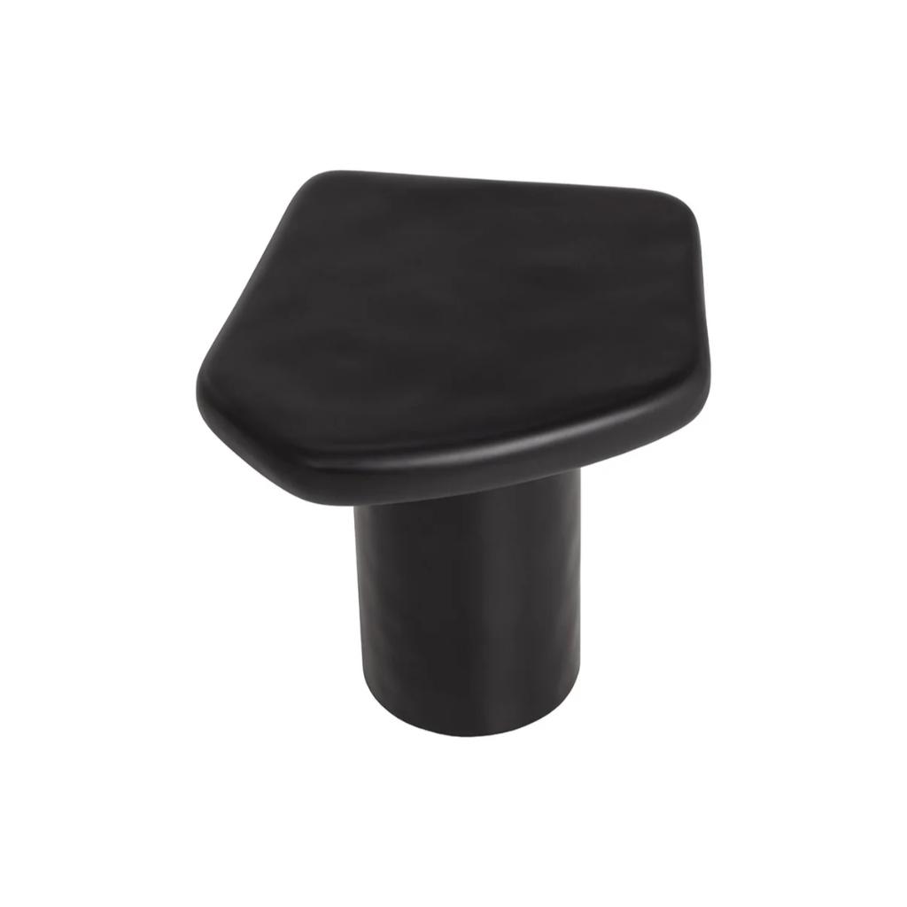 SUNPAN Detti Concrete Black Outdoor End Table