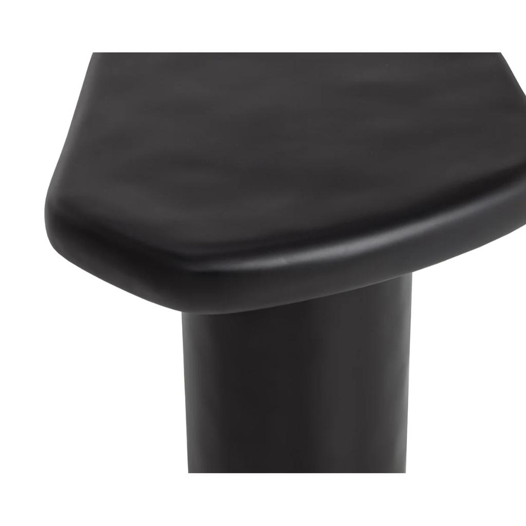 SUNPAN Detti Concrete Black Outdoor End Table