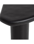 SUNPAN Detti Concrete Black Outdoor End Table