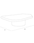 SUNPAN Detti Concrete Outdoor Coffee Table