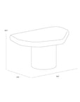 SUNPAN Detti Concrete Outdoor Coffee Table