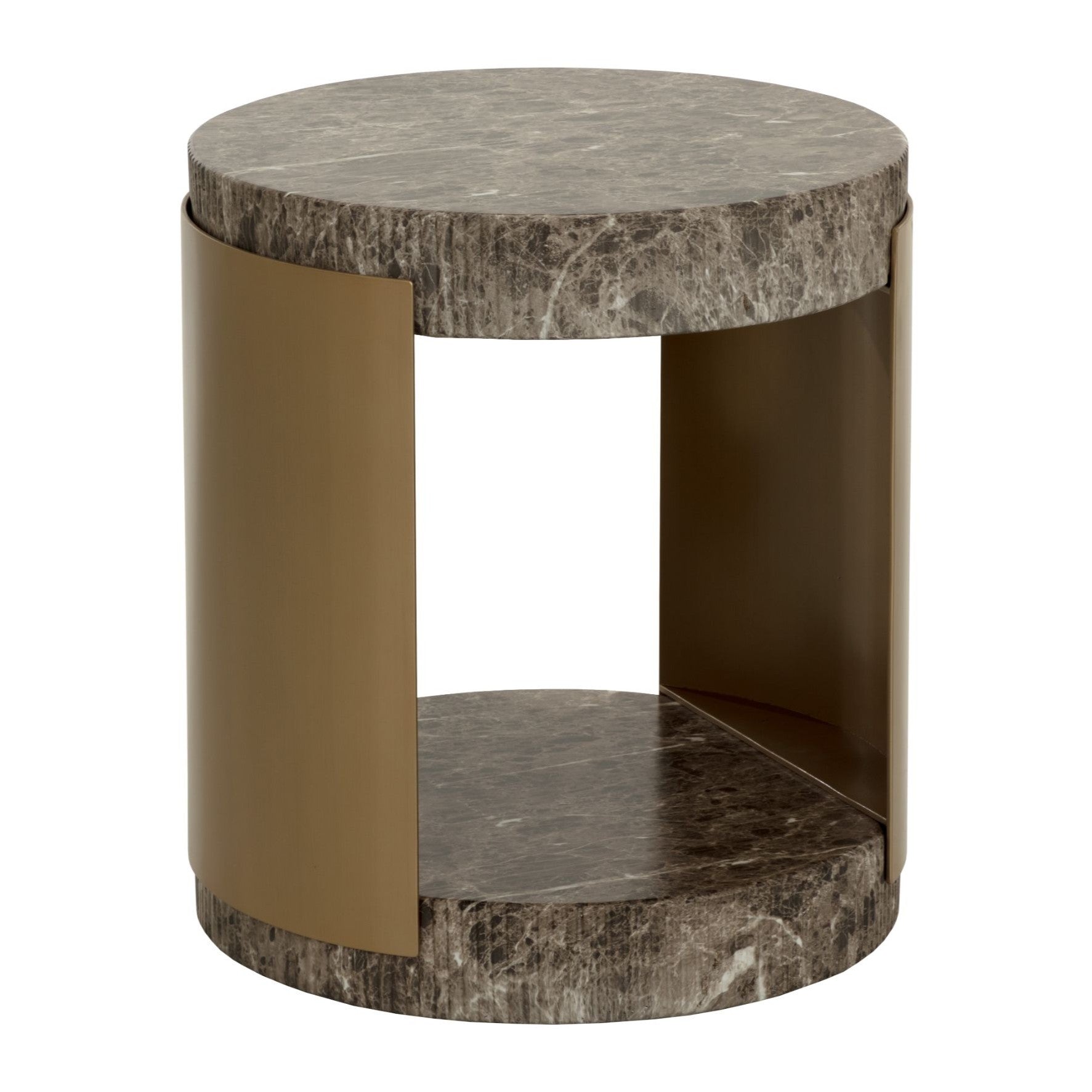 SUNPAN Cavette Concrete Top Outdoot End Table