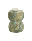 SUNPAN Gemina Green Concrete Outdoor End Table