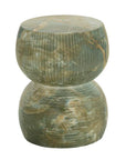 SUNPAN Gemina Green Concrete Outdoor End Table