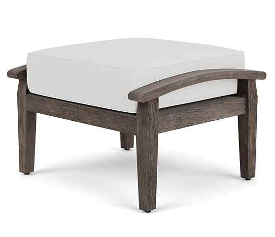 Lloyd Flanders Frontier Aluminum Outdoor Ottoman