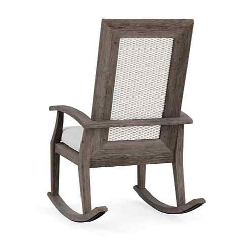 Frontier High Back Porch Outdoor Rocker-Outdoor Accent Chairs-Lloyd Flanders-LOOMLAN