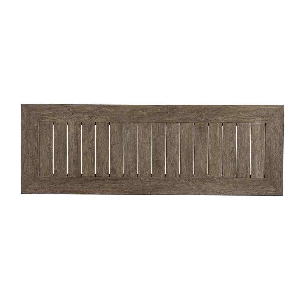 Frontier Aluminum Outdoor Console Table-Outdoor Console Tables-Lloyd Flanders-LOOMLAN