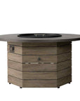 Frontier Hexagonal Outdoor Fire Table-Outdoor Fire Tables-Lloyd Flanders-LOOMLAN-OUTDOOR