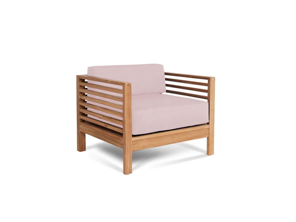 Soleil Teak Patio Lounge Set with Sunbrella Cushion 2PC -- view 37