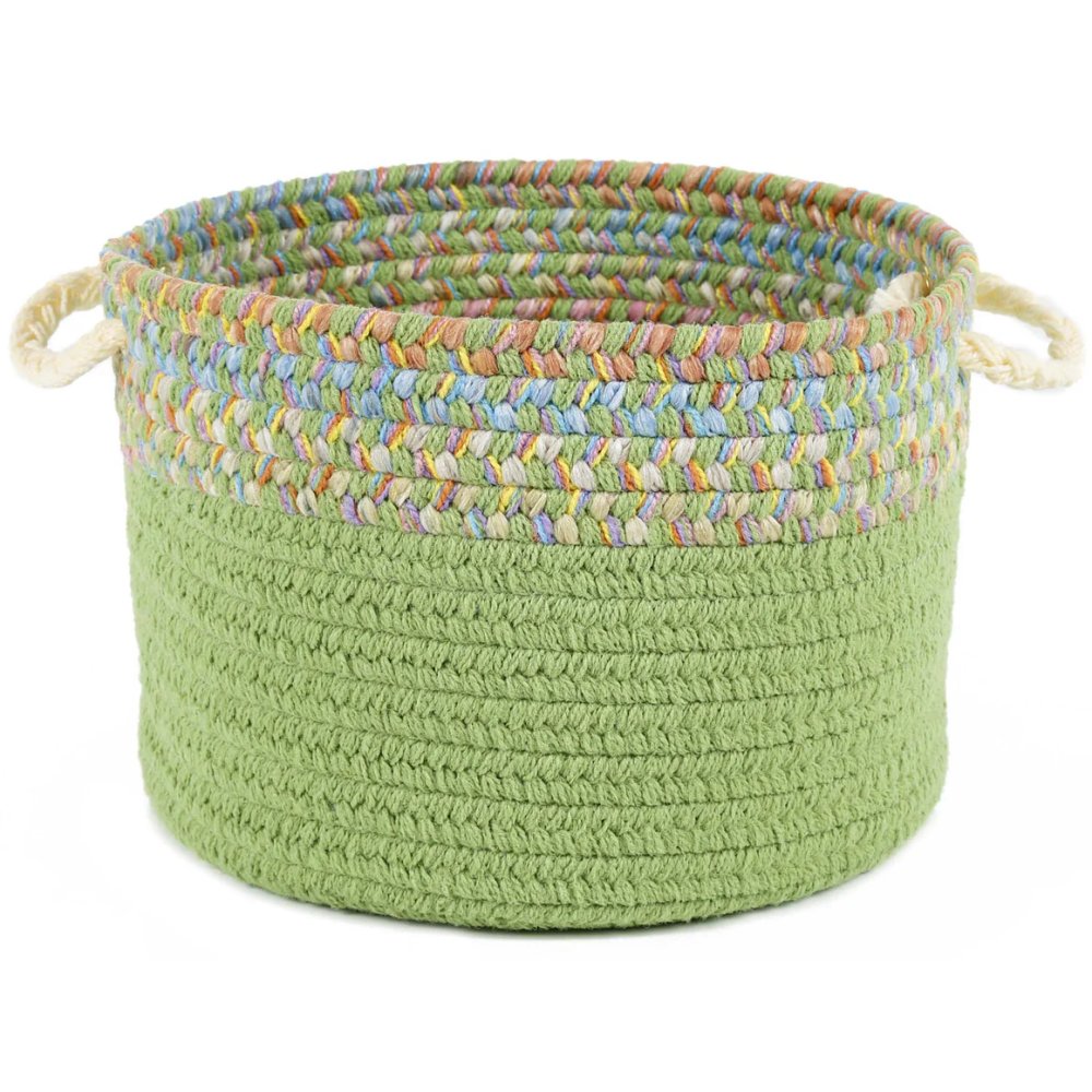 Rhody Rug Kids' Isle Braided Handmade Indoor-Outdoor Basket