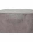 15 Inch Outdoor Stool Grey Contemporary-Garden Stools-Moe's Home-LOOMLAN