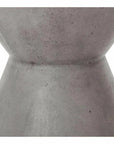 15 Inch Outdoor Stool Grey Contemporary - LOOMLAN - Moe's Home - Garden Stools