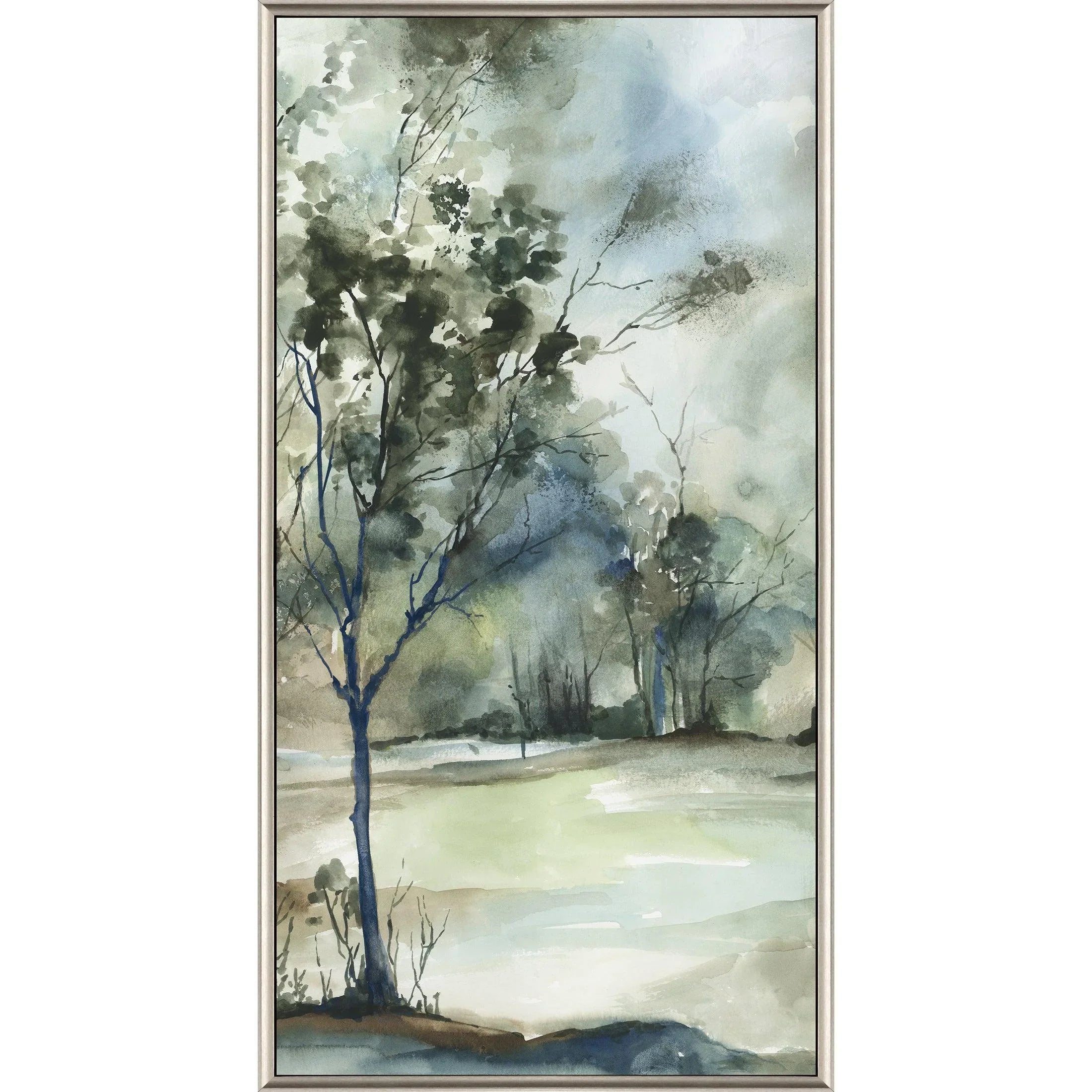 Paragon Forest Grove Grey Canvas Art