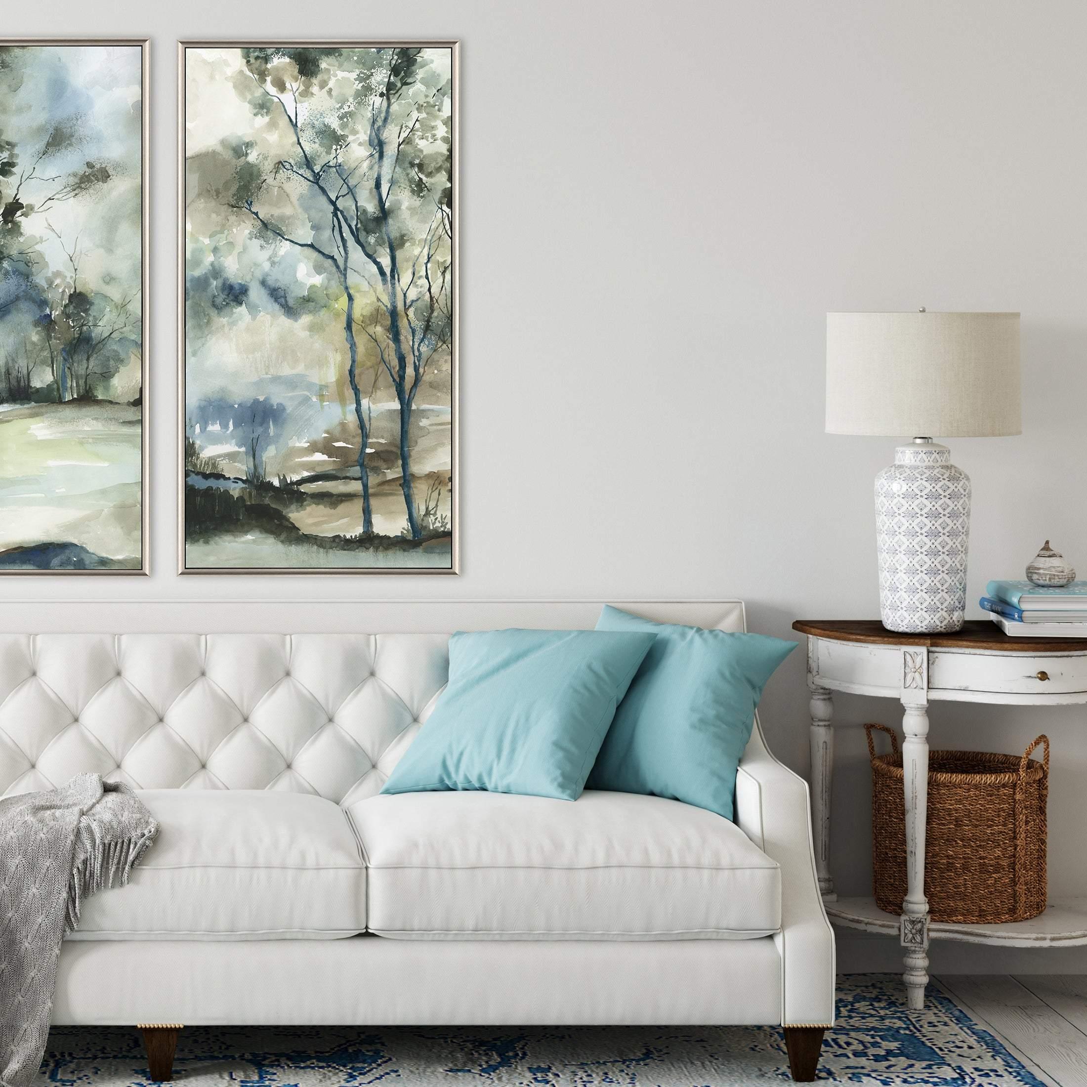 Paragon Forest Grove Grey Canvas Art
