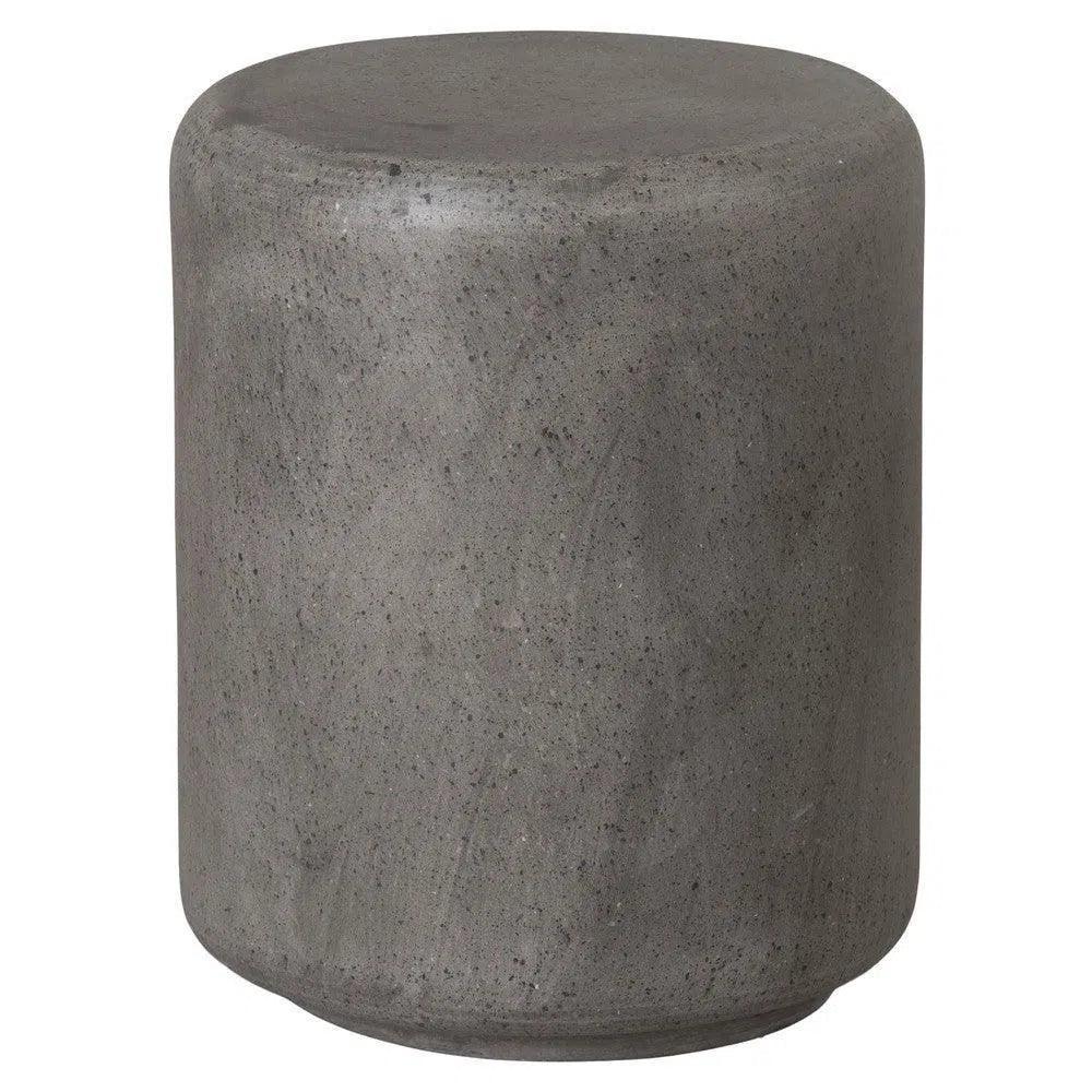 17 in. Caemen Cylinder Terrazzo Garden Stool - LOOMLAN - Emissary - Garden Stools