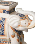 17 in. Elephant Outdoor Garden Stool - LOOMLAN - Emissary - Garden Stools