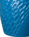17 in. Fish Ceramic Outdoor Garden Stool - LOOMLAN - Emissary - Garden Stools