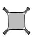 17" Square Obscure Acrylic Top End Table - LOOMLAN - Telescope - Outdoor Side Tables