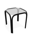 17" Square Obscure Acrylic Top End Table - LOOMLAN - Telescope - Outdoor Side Tables