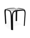 17" Square Obscure Acrylic Top End Table - LOOMLAN - Telescope - Outdoor Side Tables