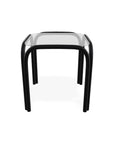 17" Square Obscure Acrylic Top End Table - LOOMLAN - Telescope - Outdoor Side Tables