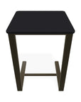 17.5" Square Marine Grade Polymer Side Table - LOOMLAN - Telescope - Outdoor Side Tables
