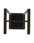 17.5" Square Marine Grade Polymer Side Table - LOOMLAN - Telescope - Outdoor Side Tables