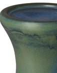 18 in. Berta Verdigris Ceramic Garden Stool - LOOMLAN - Emissary - Garden Stools
