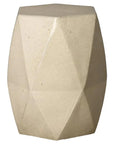 18 in. Brilliant Matrix Ceramic Garden Stool - LOOMLAN - Emissary - Garden Stools