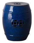 18 in. Fortune Outdoor Decorative Garden Stool - LOOMLAN - Emissary - Garden Stools