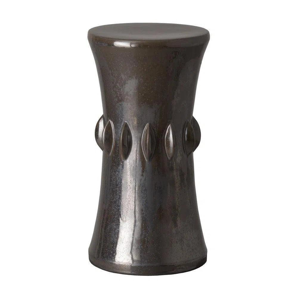 18 in. Jewel Stand Outdoor Side Table - LOOMLAN - Emissary - Garden Stools