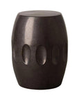 18 in. Orion Ceramic Outdoor Garden Stool - LOOMLAN - Emissary - Garden Stools