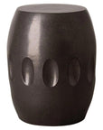 18 in. Orion Ceramic Outdoor Garden Stool - LOOMLAN - Emissary - Garden Stools