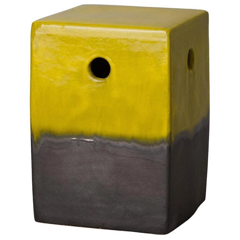 Emissary 18 in. Square Outdoor Decorative Garden Stool