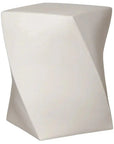 Emissary 18 in. Twist Ceramic Garden Stool