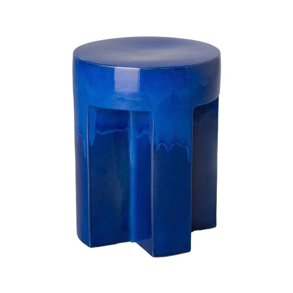 Emissary 18 in. TX Ceramic Outdoor Garden Stool