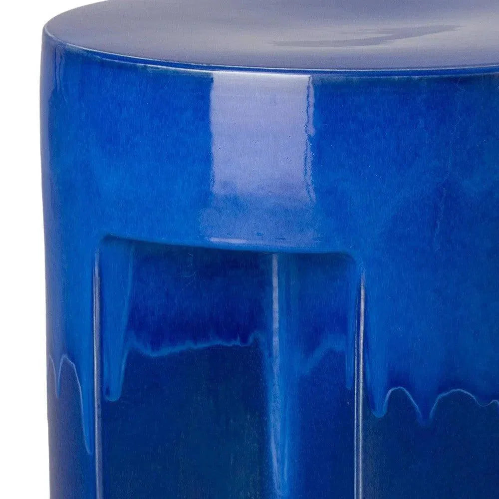 Emissary 18 in. TX Ceramic Outdoor Garden Stool