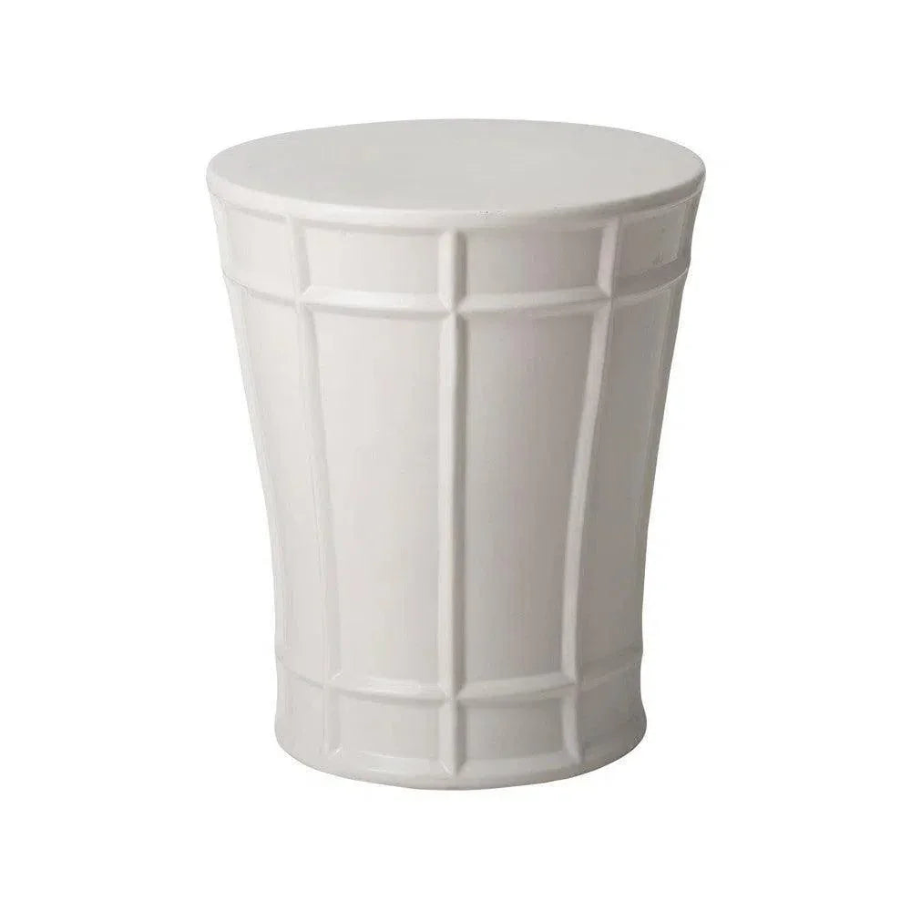 Emissary Varro 18"H Ceramic Garden Stool