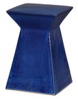 Emissary Upright 18"H Ceramic Outdoor Garden Stool