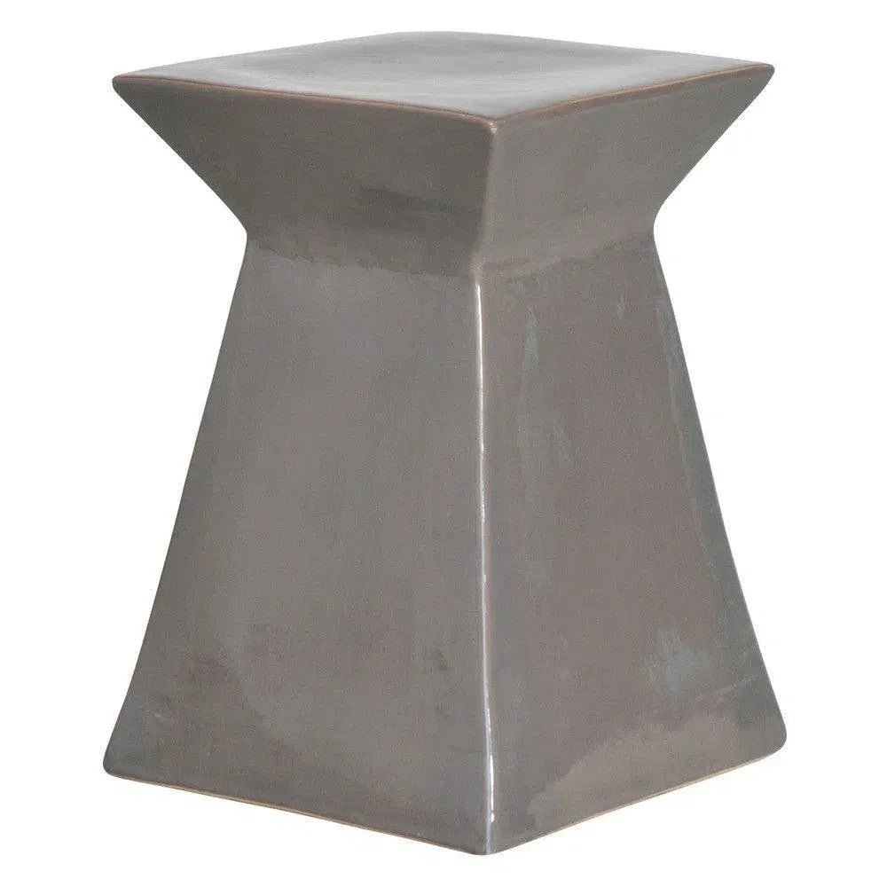 Emissary Upright 18"H Ceramic Outdoor Garden Stool