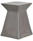 Emissary Upright 18"H Ceramic Outdoor Garden Stool
